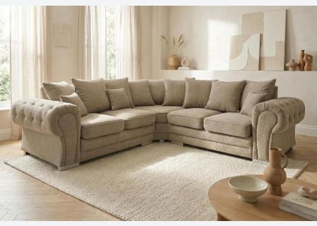 VERONA LINEN CORNER SOFA