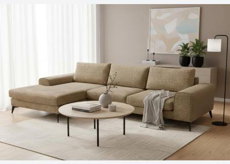 Venice Chenille Corner Sofa