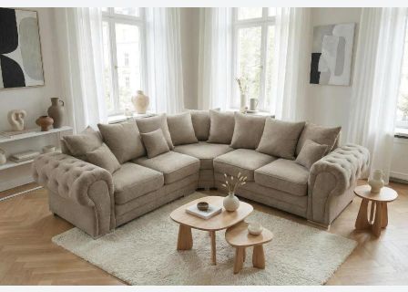VERONA LINEN CORNER SOFA