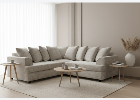 Ferguson Chenille Corner Sofa