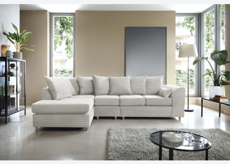 Jumbo Cord Large Corner Sofa