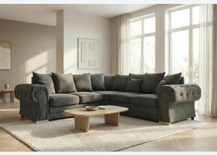 VERONA LINEN CORNER SOFA