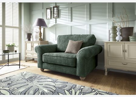Ingrid Love Seat | Jungle Green