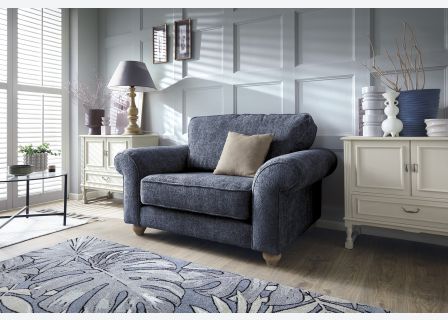 Ingrid Love Seat | Dark Blue