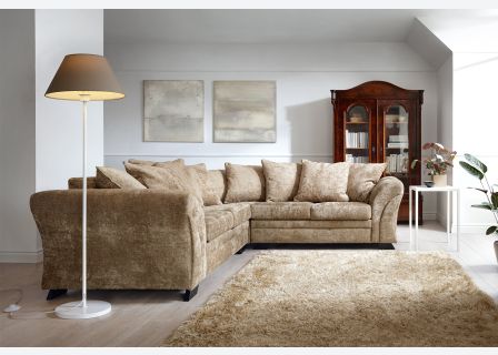 FARROW CRUSHED CHENILLE CORNER SOFA