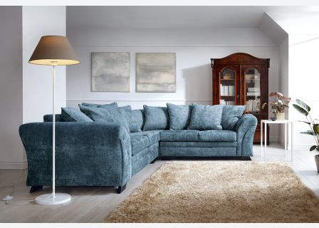 FARROW CRUSHED CHENILLE CORNER SOFA