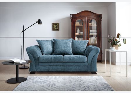 FARROW CRUSHED CHENILLE 2 SEATER SOFA