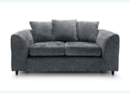 Harriet 2 Seater-Dark Grey Sofa