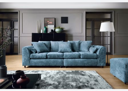 Harriet Crushed Chenille 4 Seater