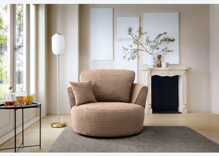 Ferguson Cord Swivel Chair