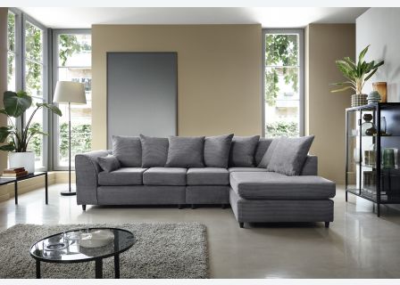 Jumbo Cord Large Corner Sofa