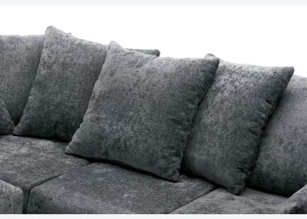 Harriet Crushed Chenille U-Shape Sofa
