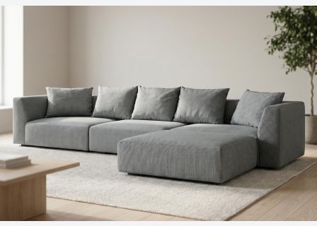Tokyo Basket Weave Large Modular Reversible Corner Sofa