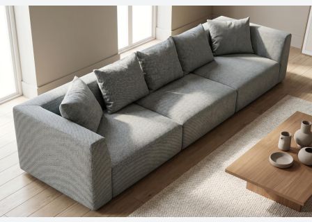 Tokyo Basket Weave 5 Seater Modular Sofa